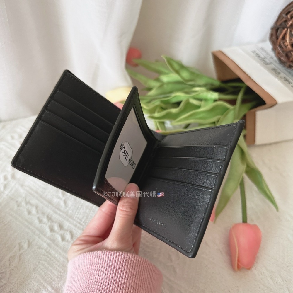 【MICHAEL KORS】MK 男生 防刮 附證件夾/零錢袋 短夾 皮夾 包包-細節圖9