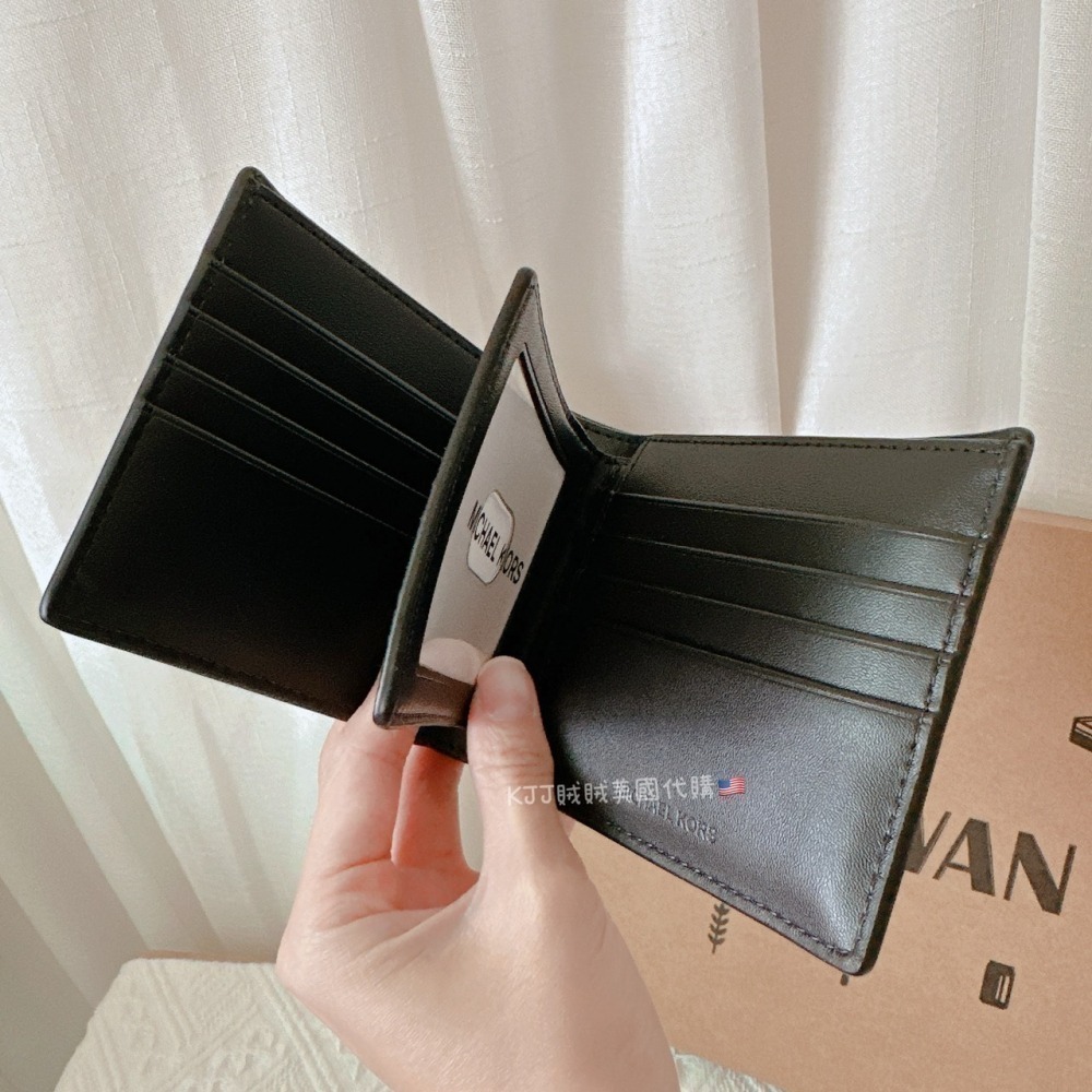 【MICHAEL KORS】MK 男生 防刮 附證件夾/零錢袋 短夾 皮夾 包包-細節圖8