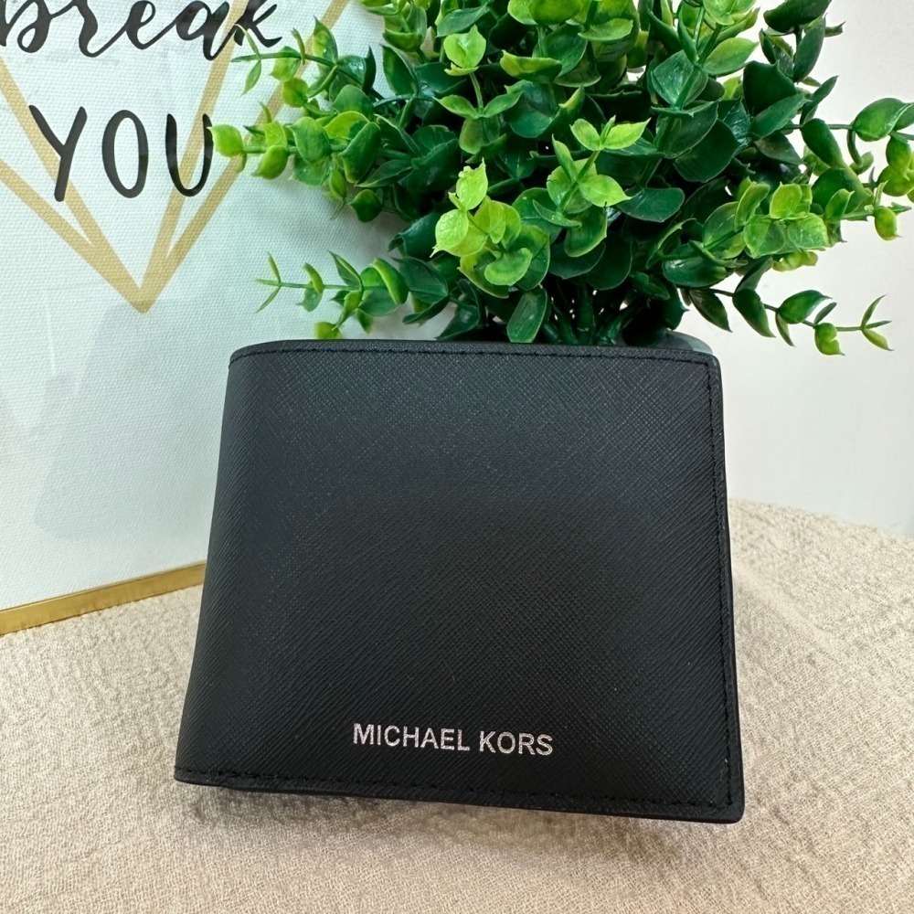 【MICHAEL KORS】MK 男生 防刮 附證件夾/零錢袋 短夾 皮夾 包包-細節圖5