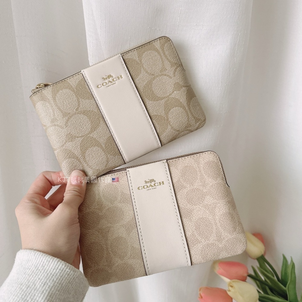 【Coach】單層 防刮/荔枝皮 萬用百搭 小手拿 錢包 包包-細節圖7