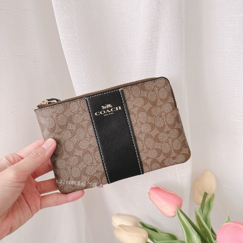 【Coach】單層 防刮/荔枝皮 萬用百搭 小手拿 錢包 包包-規格圖9
