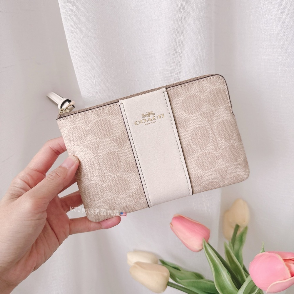【Coach】單層 防刮/荔枝皮 萬用百搭 小手拿 錢包 包包-規格圖9