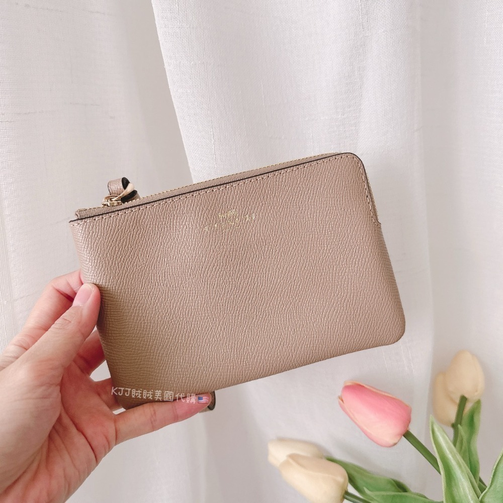 【Coach】單層 防刮/荔枝皮 萬用百搭 小手拿 錢包 包包-規格圖9