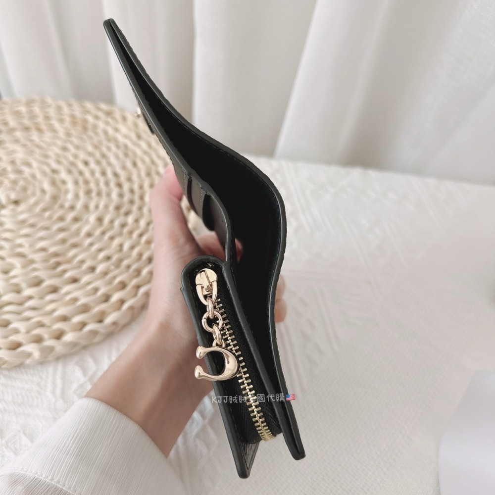 【Coach】各式經典 防刮 老花 零錢 短夾 皮夾 包包 對開-細節圖11