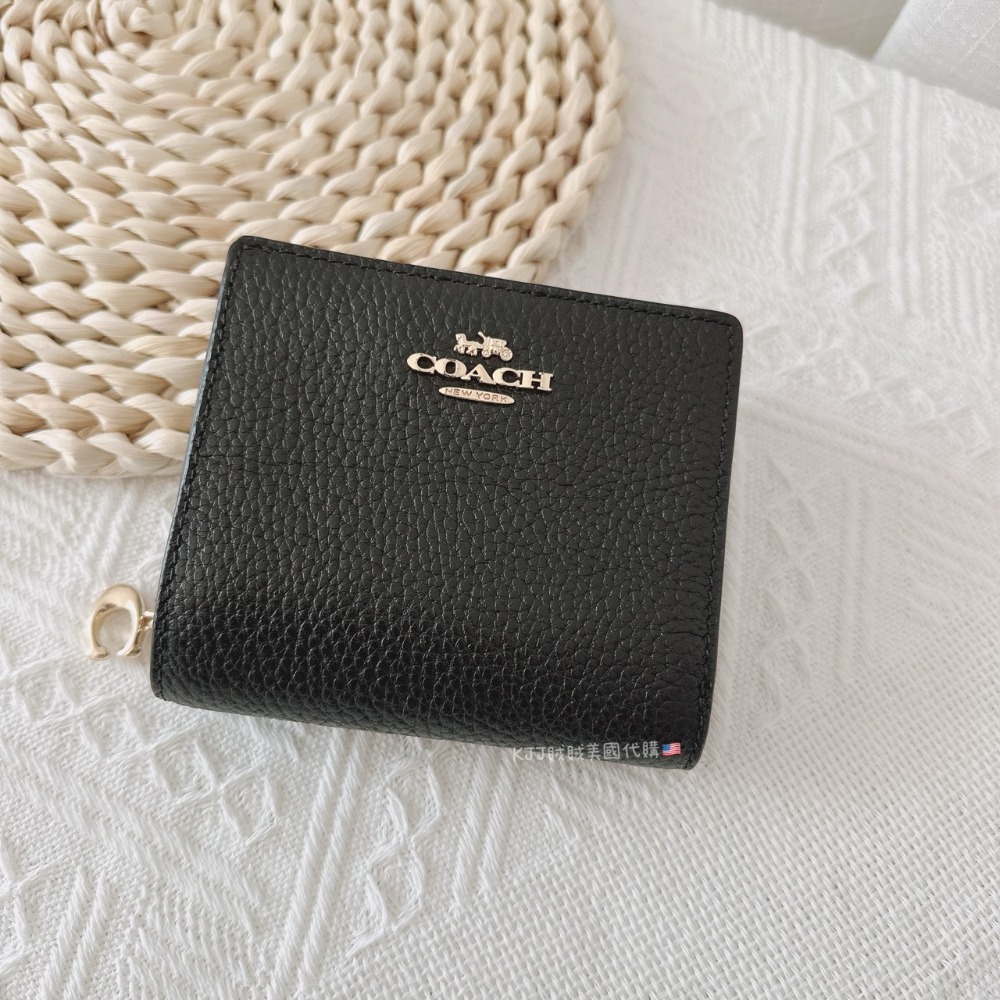 【Coach】各式經典 防刮 老花 零錢 短夾 皮夾 包包 對開-規格圖11