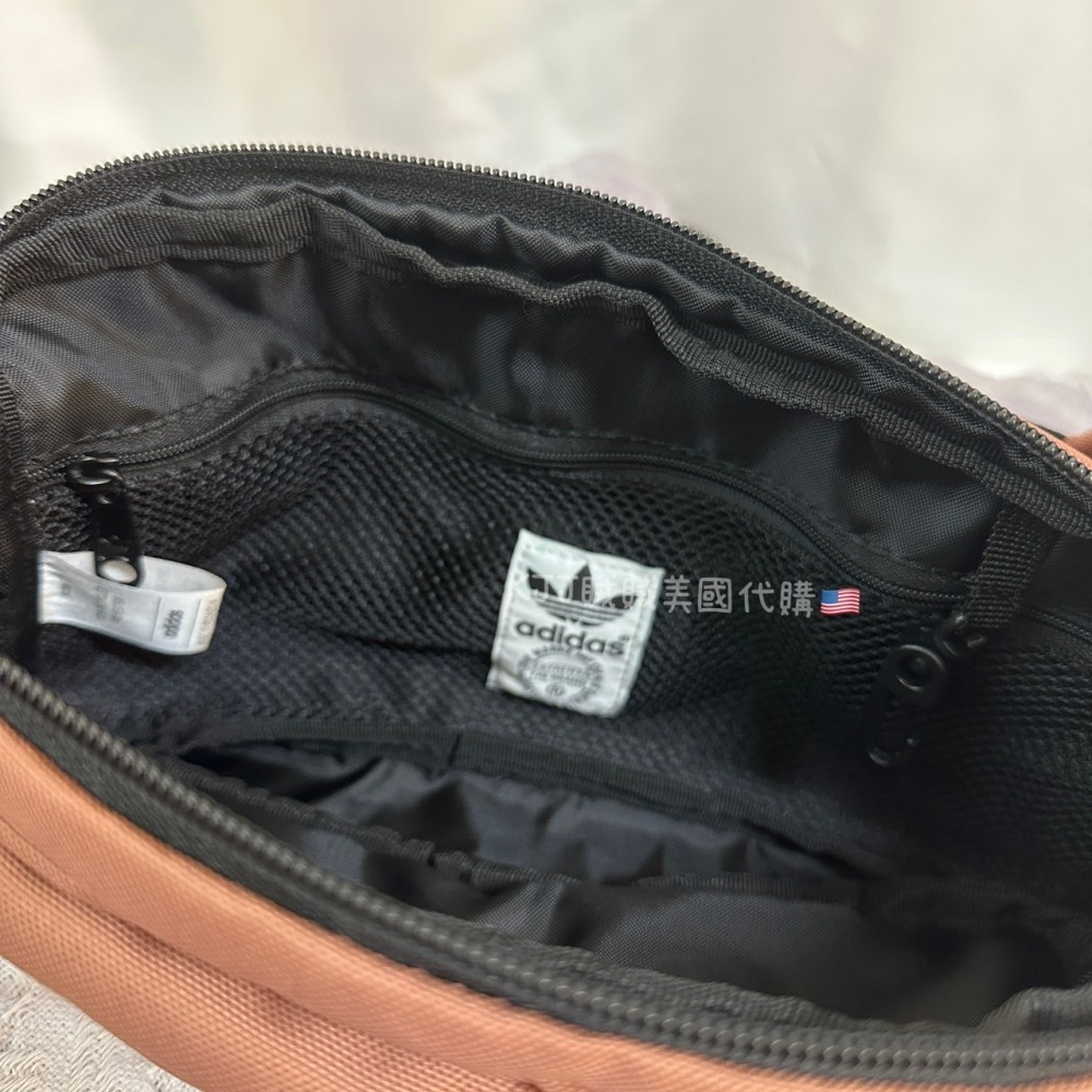 【Adidas】愛迪達 長方形 帆布/ 三葉 胸包 包包 腰包-細節圖8