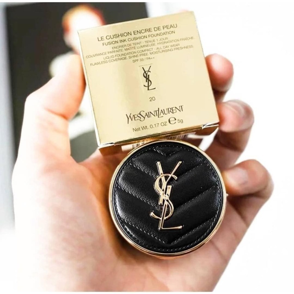 【YSL】 恆久 完美 霧光 氣墊粉餅 皮革版 迷你氣墊 5G #B20-細節圖5