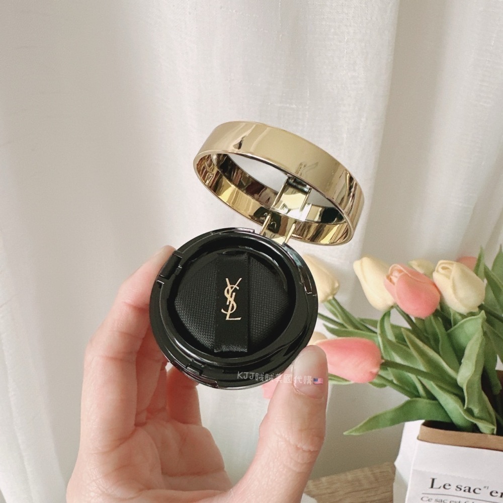 【YSL】 恆久 完美 霧光 氣墊粉餅 皮革版 迷你氣墊 5G #B20-細節圖3