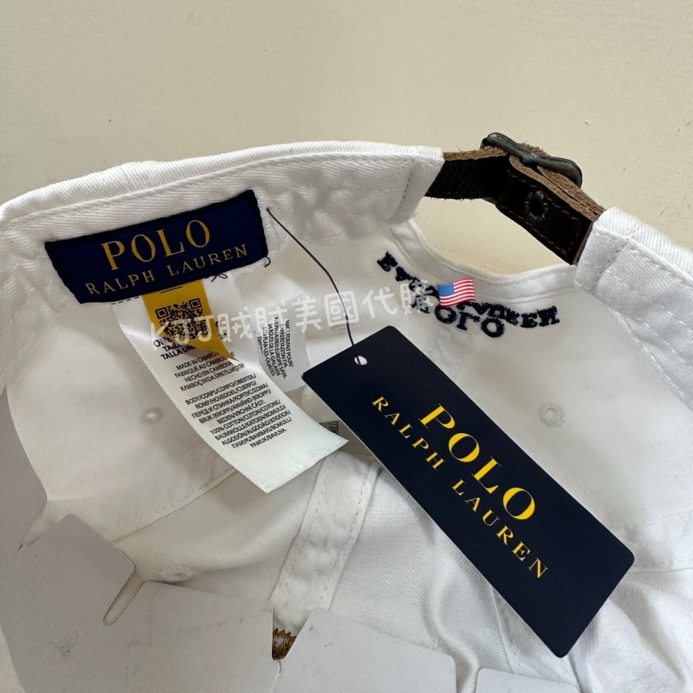 【Polo bear】 少量台灣白色現貨✨貴桑桑的Polo bear 🐻 超可愛的熊熊老帽 帽子-細節圖4