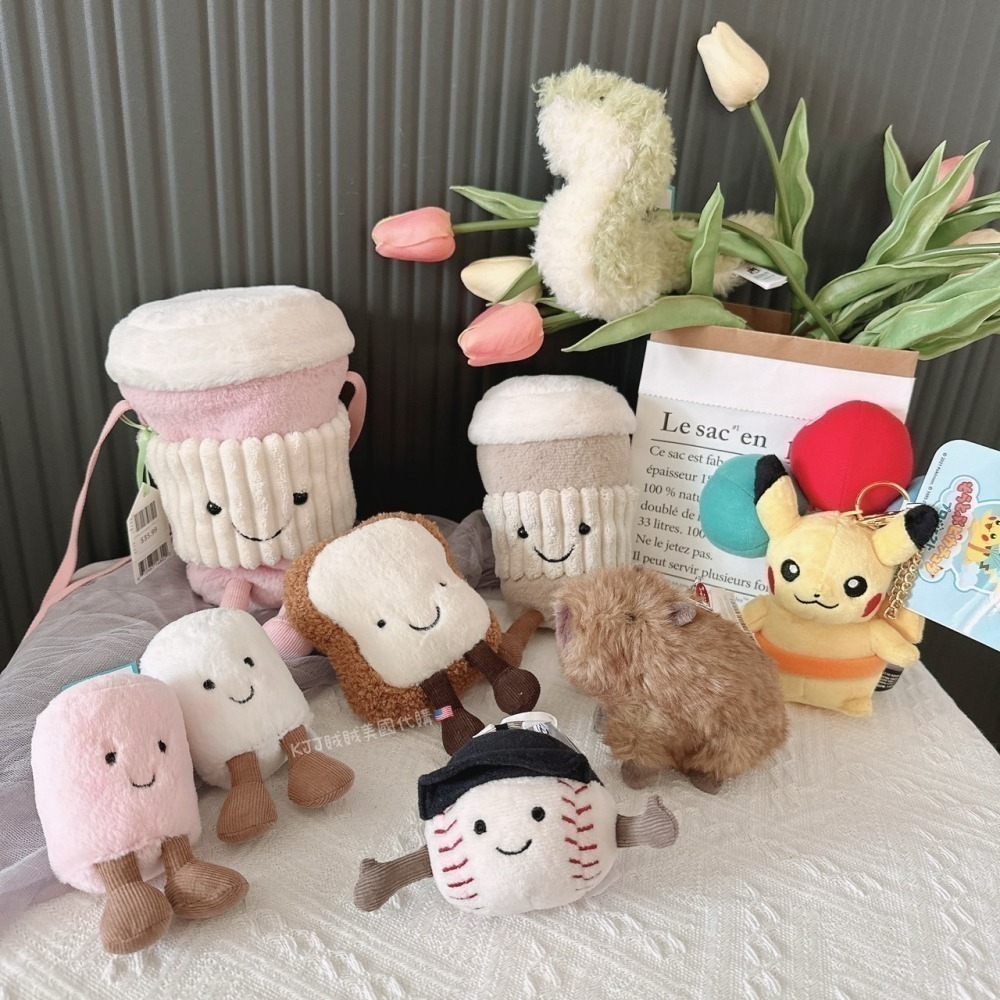 【Jellycat】無毒 安全 可愛 玩偶 / 吊飾 / 斜揹 小包包-細節圖3