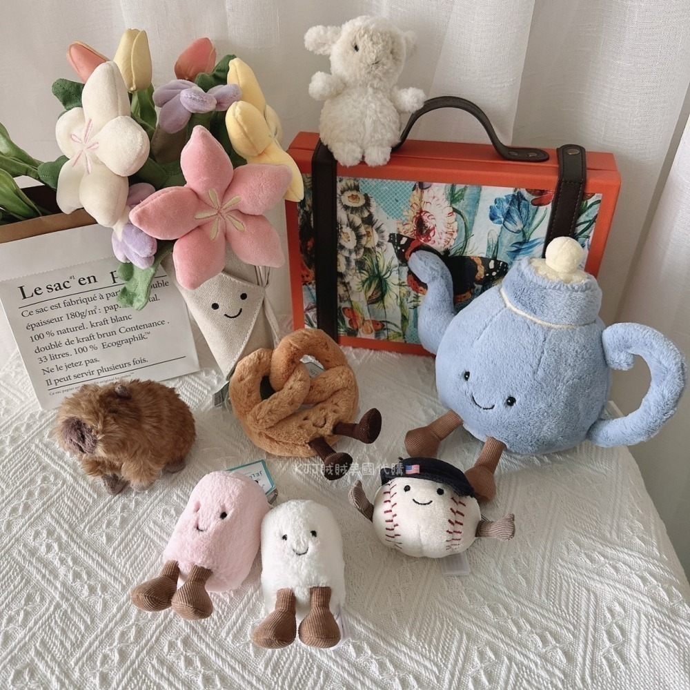 【Jellycat】無毒 安全 可愛 玩偶 / 吊飾 / 斜揹 小包包-細節圖2