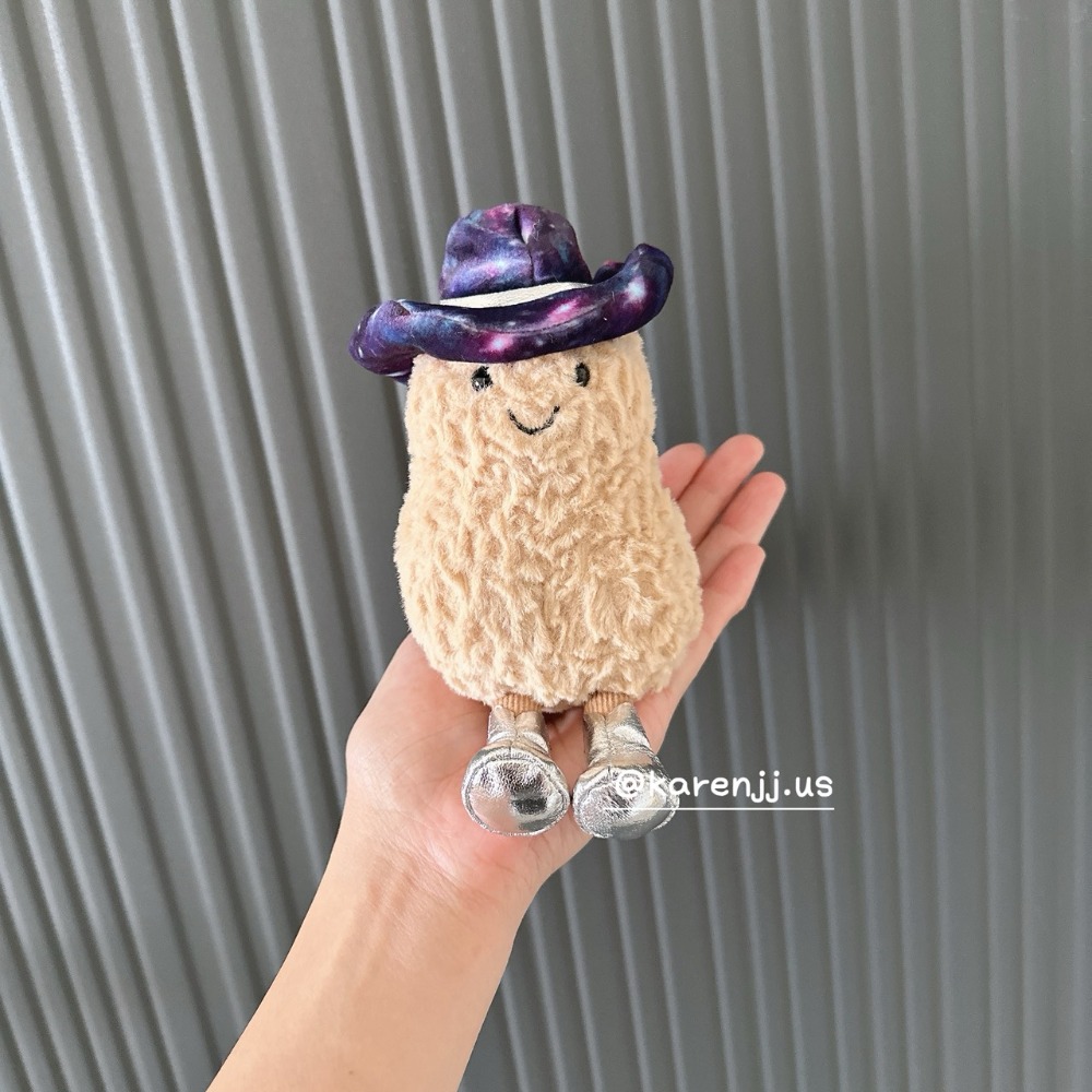 【jellycat】牛仔花生玩偶（約17cm）