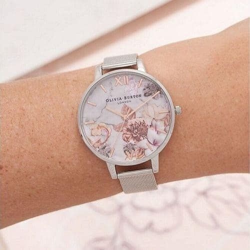 【Olivia Burton】 花卉 高雅 手錶 配飾-細節圖7