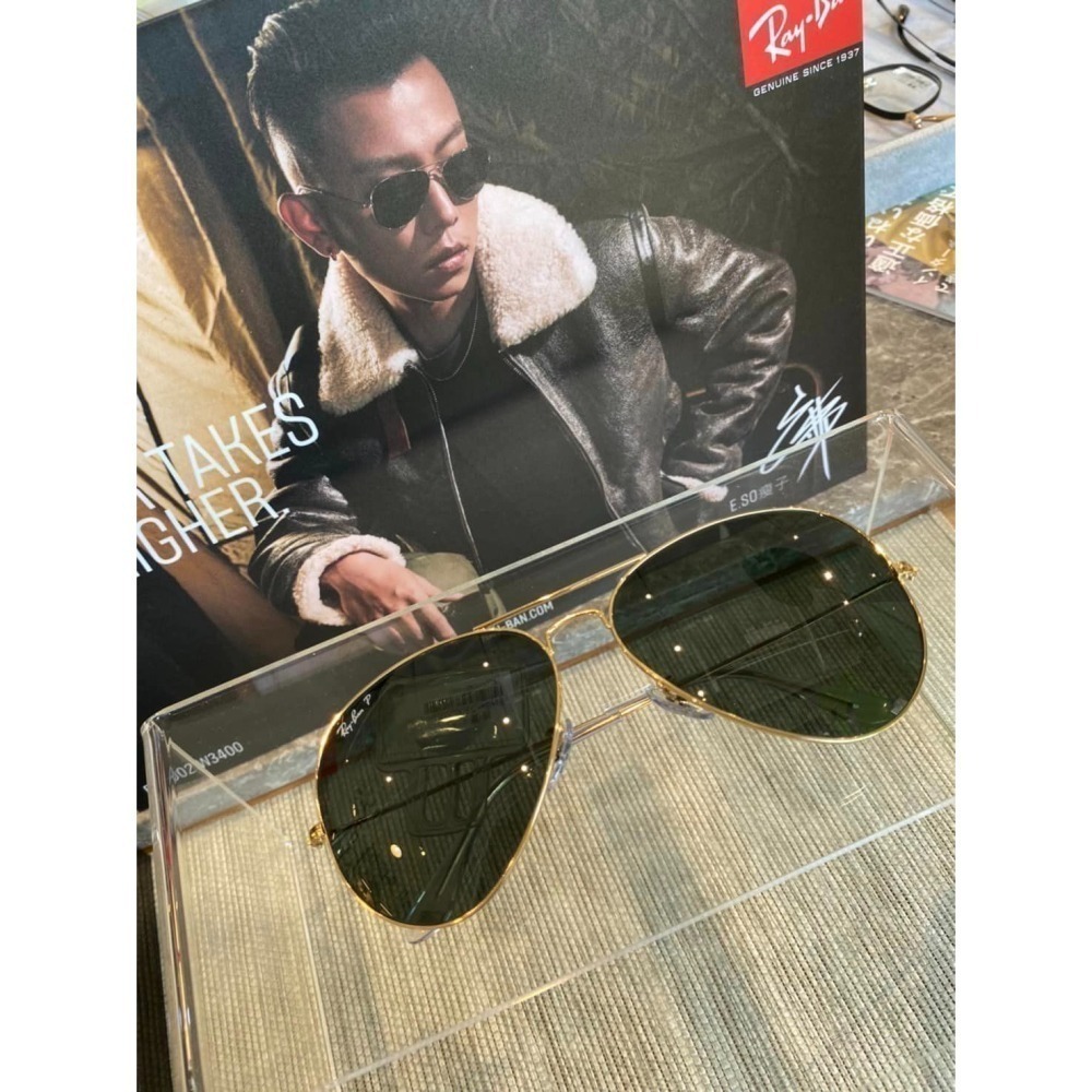 【RayBan】雷朋 阿湯哥❤️~最正宗的雷朋飛行員墨綠 墨鏡 太陽眼鏡 -RB3025-細節圖2