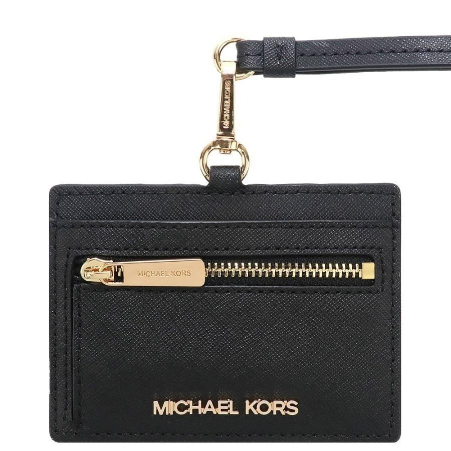 【MICHAEL KORS】MK 橫式 防刮皮 證件套 悠遊卡套 工作證 卡套 黑銀色 / 黑金色/奶茶-細節圖11