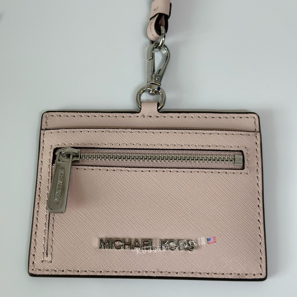 【MICHAEL KORS】MK 橫式 防刮皮 證件套 悠遊卡套 工作證 卡套 黑銀色 / 黑金色/奶茶-規格圖11