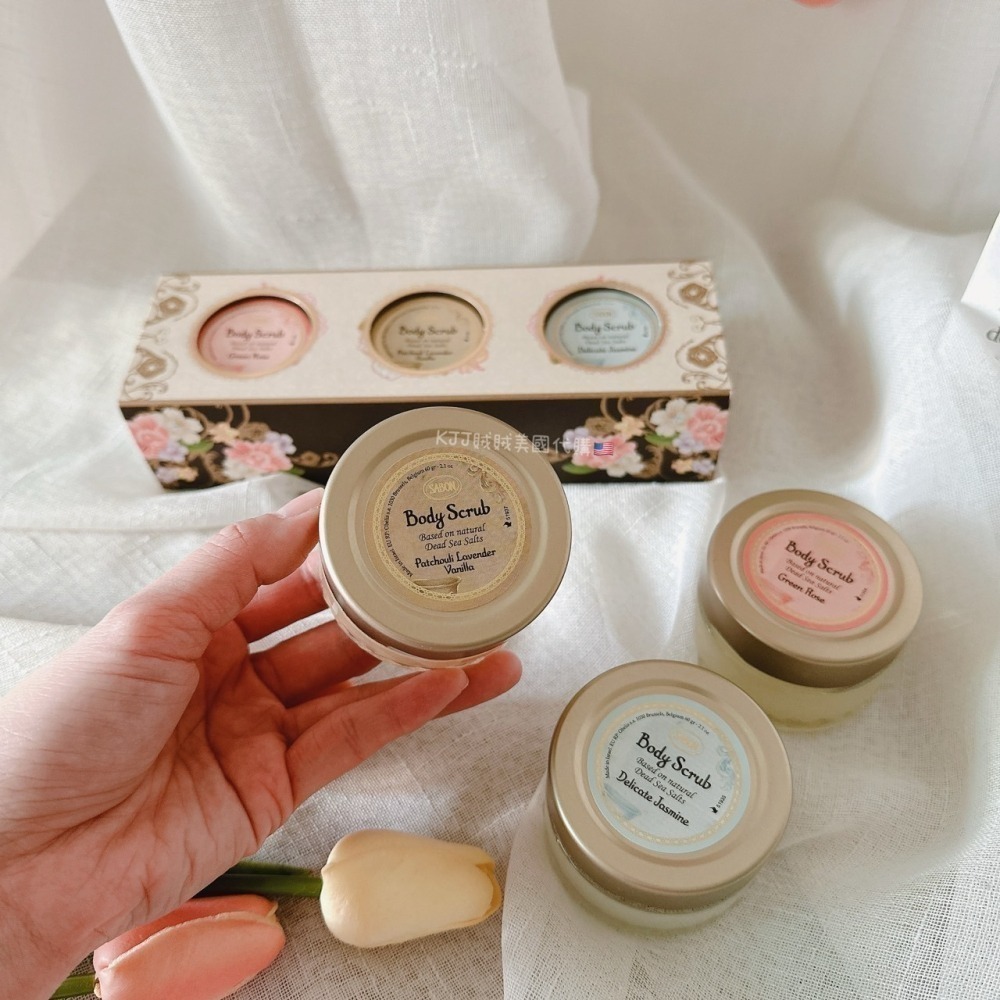 【SABON】迷你 身體 磨砂膏 禮盒-細節圖3