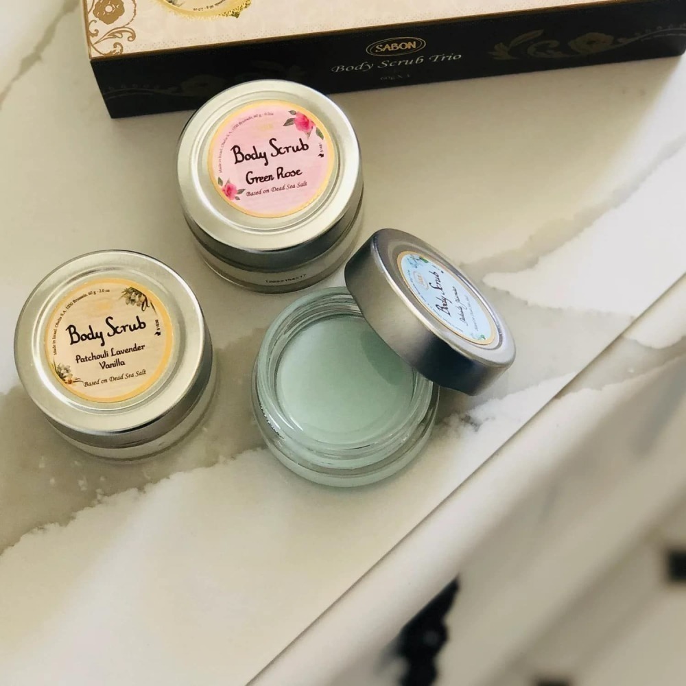 【SABON】迷你 身體 磨砂膏 禮盒-細節圖4