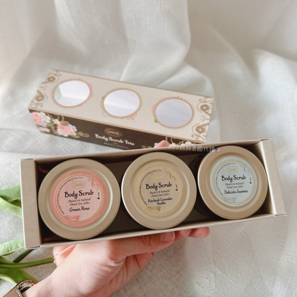 【SABON】迷你 身體 磨砂膏 禮盒-細節圖7