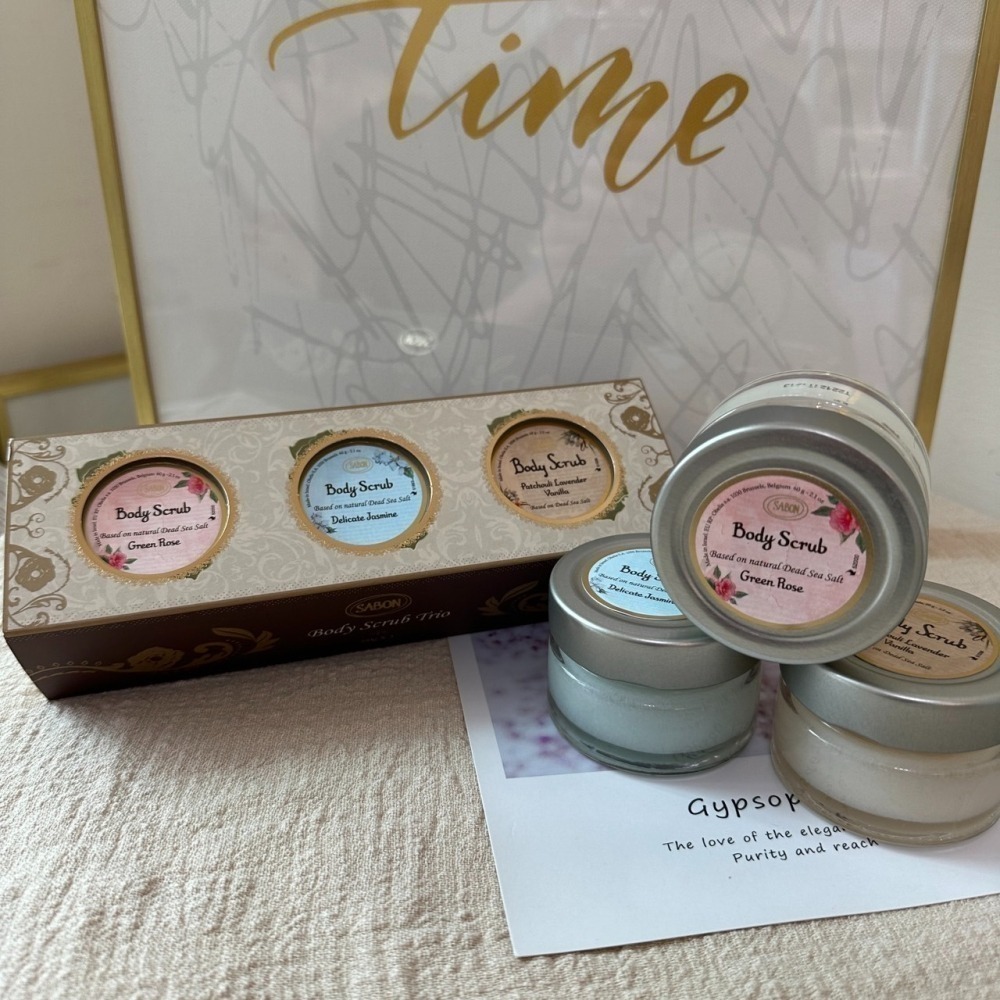 【SABON】迷你 身體 磨砂膏 禮盒-細節圖10