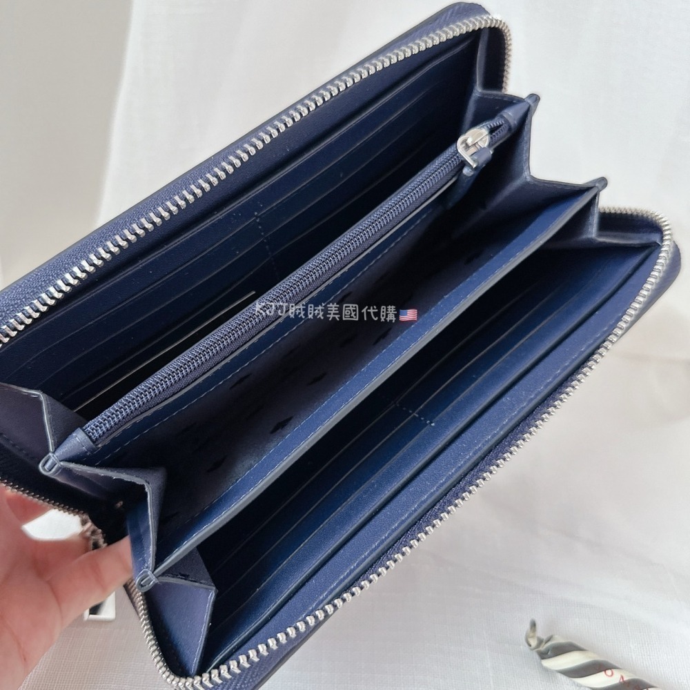 【Kate spade】KS 防刮 拉鍊 長夾 皮夾 包包-細節圖5