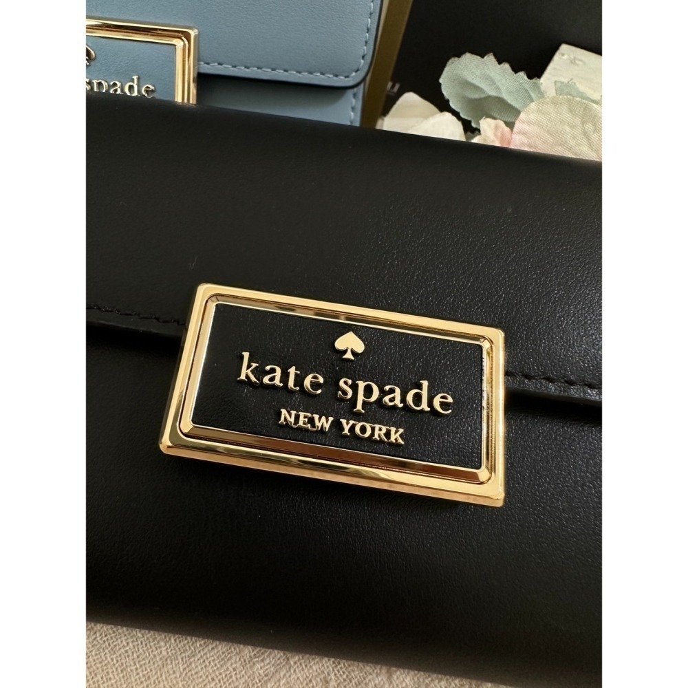 【Kate spade】鐵牌 中夾 皮夾 包包-細節圖4