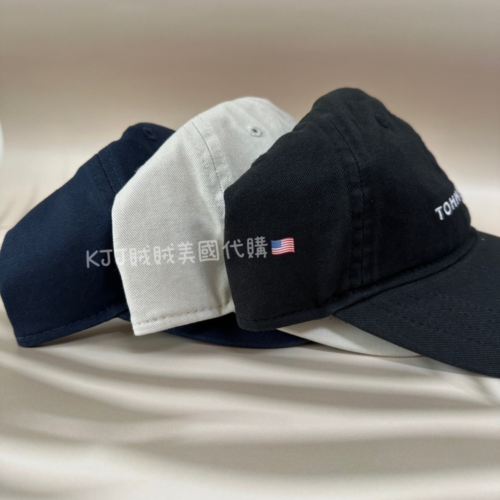 【Tommy】男女可戴 可調式 老帽 小字款 帽子-細節圖5