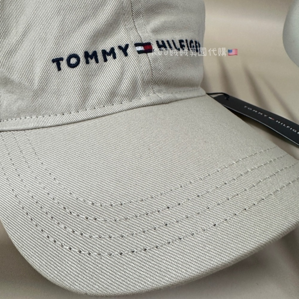 【Tommy】男女可戴 可調式 老帽 小字款 帽子-細節圖7