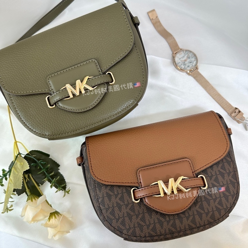 【MICHAEL KORS】MK reed 馬鞍包 側背包 斜背包 包包-細節圖3