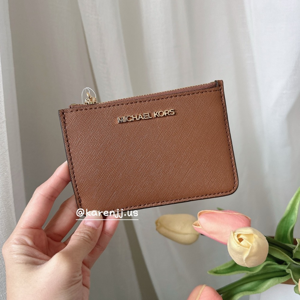 【MICHAEL KORS】MK 防刮 老花 扁扁 零錢包 包包-規格圖5