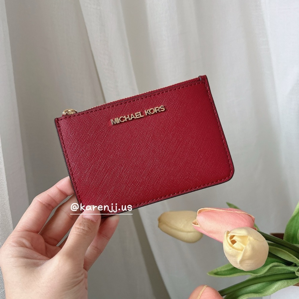 【MICHAEL KORS】MK 防刮 老花 扁扁 零錢包 包包-規格圖5