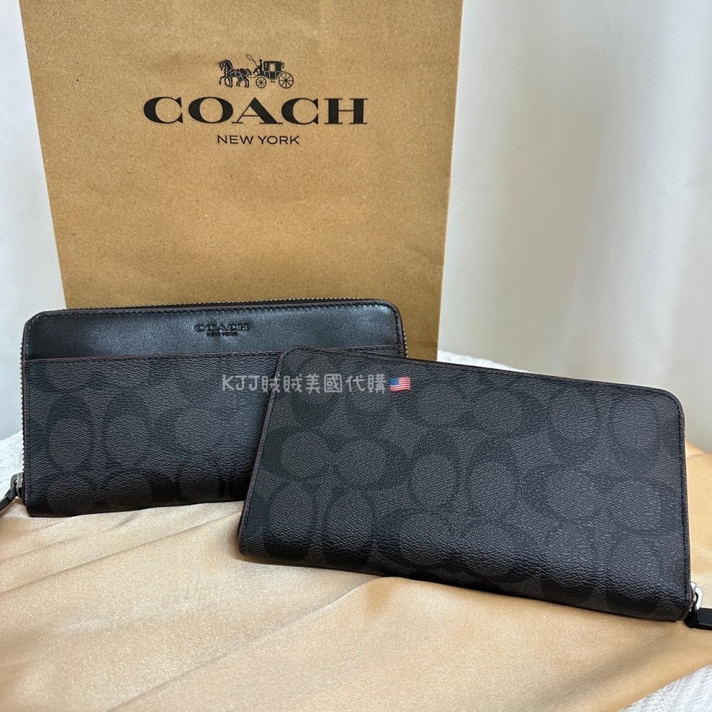 【Coach】 男生 皮夾 長夾 包包 防刮-細節圖6