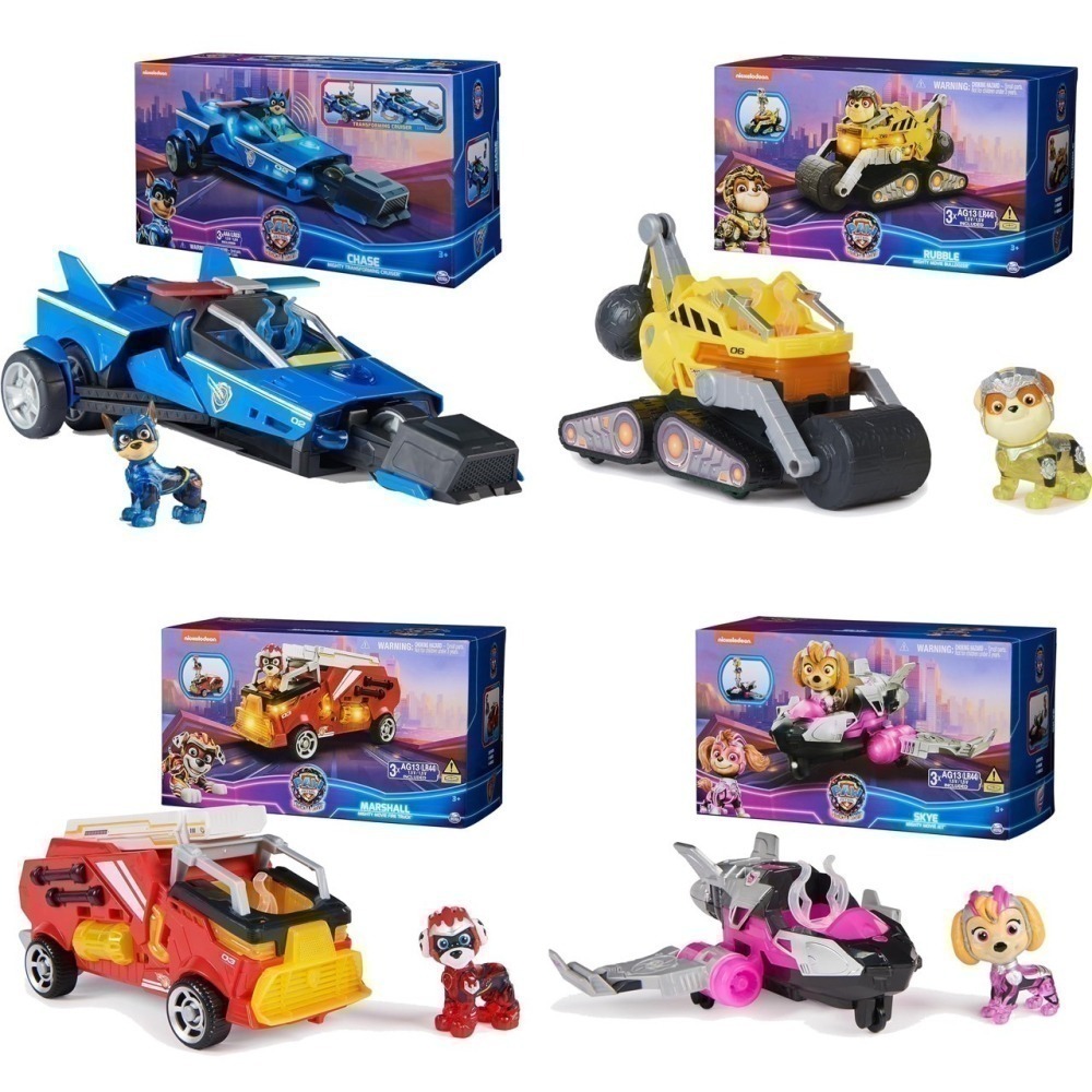 【汪汪隊】兒童 救援隊 超能隊 聲光 汽車 車車 兒童節 玩具 天天/阿奇/毛毛/小礫-細節圖3