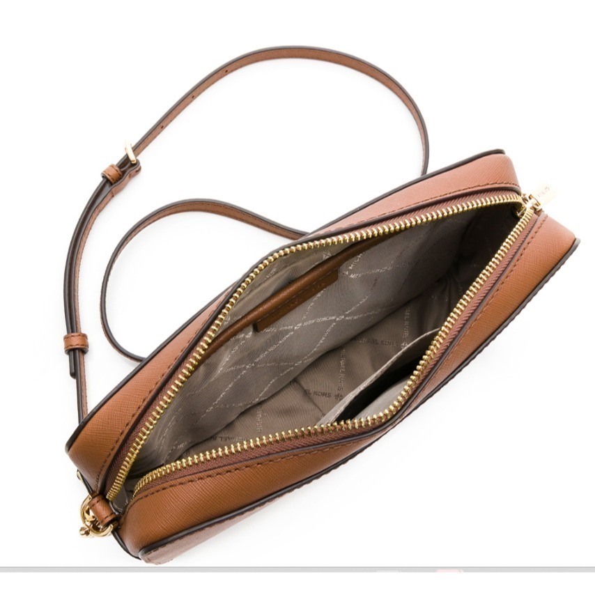 【MICHAEL KORS】MK 防刮 皮革 拉鍊 方包 側背包 斜背包 包包-細節圖6