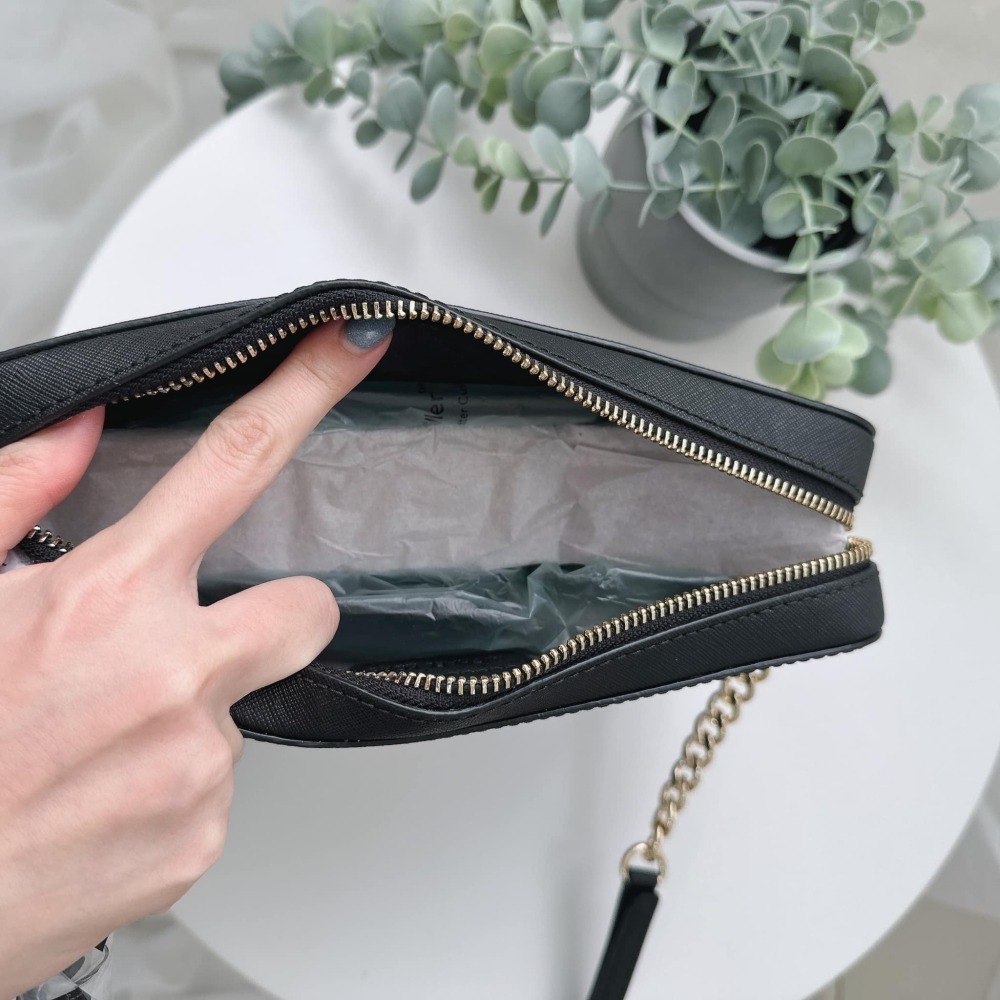 【MICHAEL KORS】MK 防刮 皮革 拉鍊 方包 側背包 斜背包 包包-細節圖10