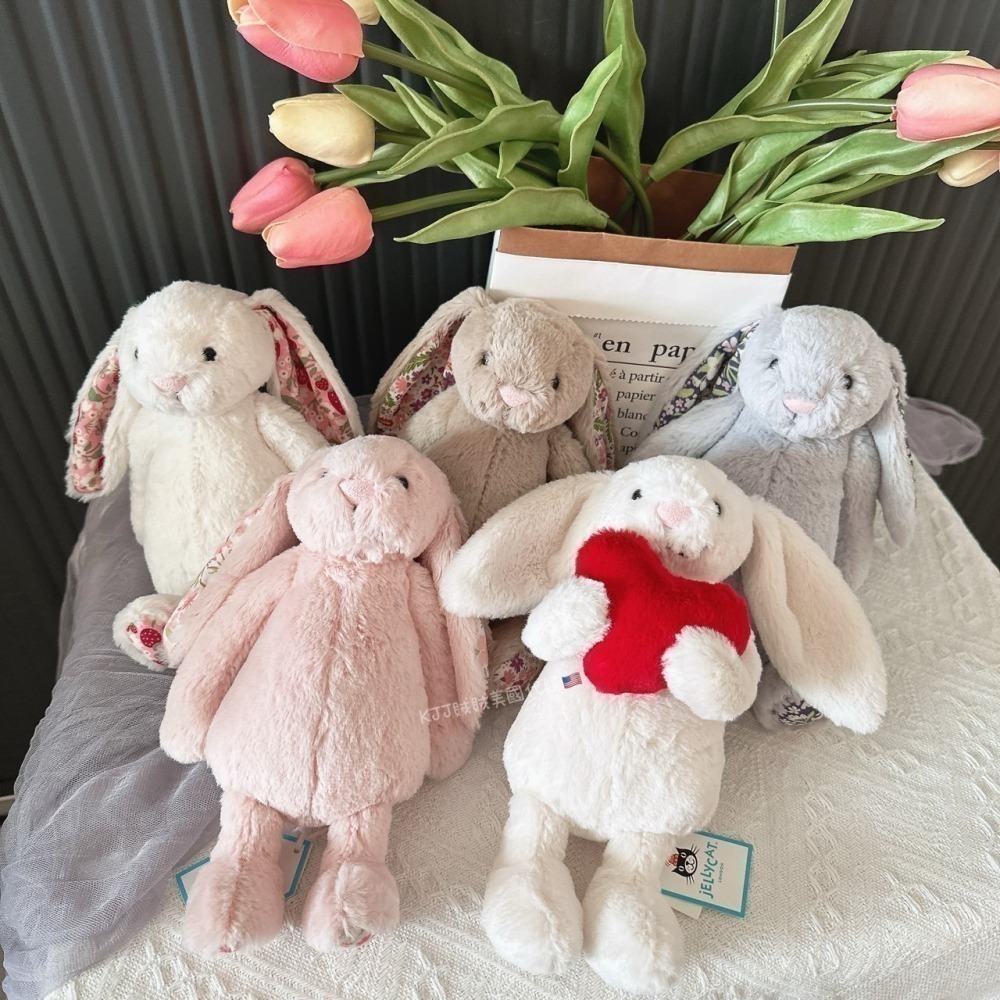 在台現貨 【Jellycat】英國🇬🇧 安撫 陪睡 小兔 娃娃 布娃娃 玩具-細節圖3