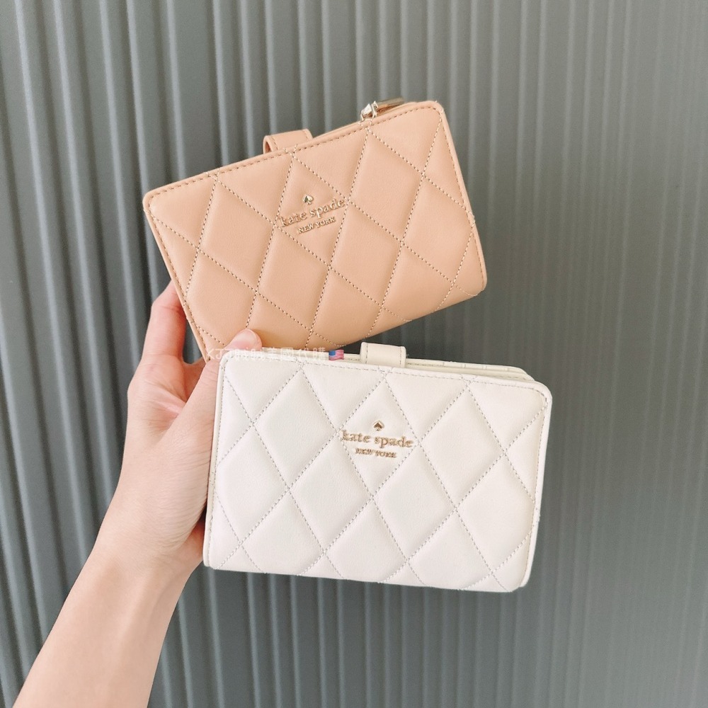 【Kate spade】KS carey 小香風 中夾 皮夾-細節圖2