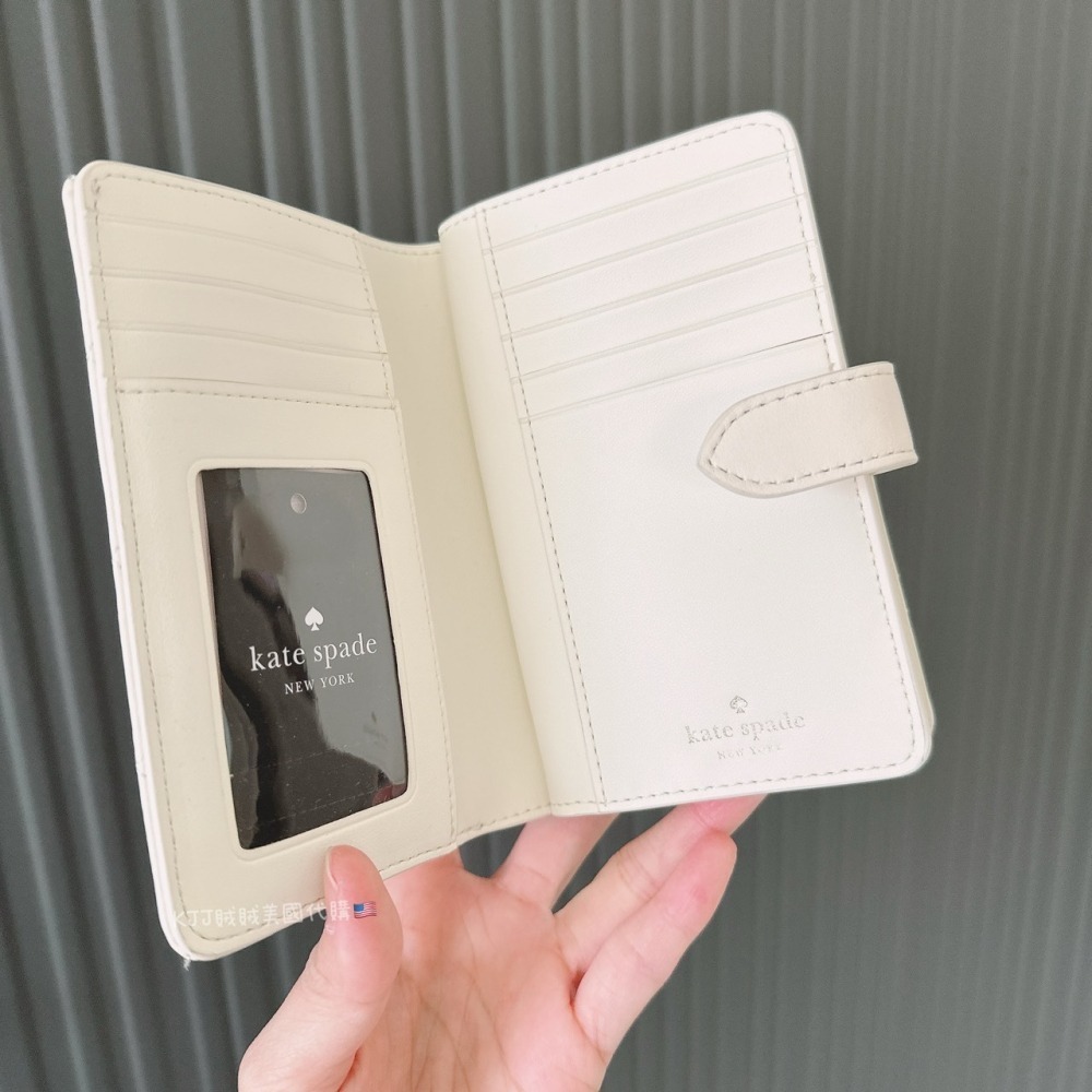 【Kate spade】KS carey 小香風 中夾 皮夾-細節圖3