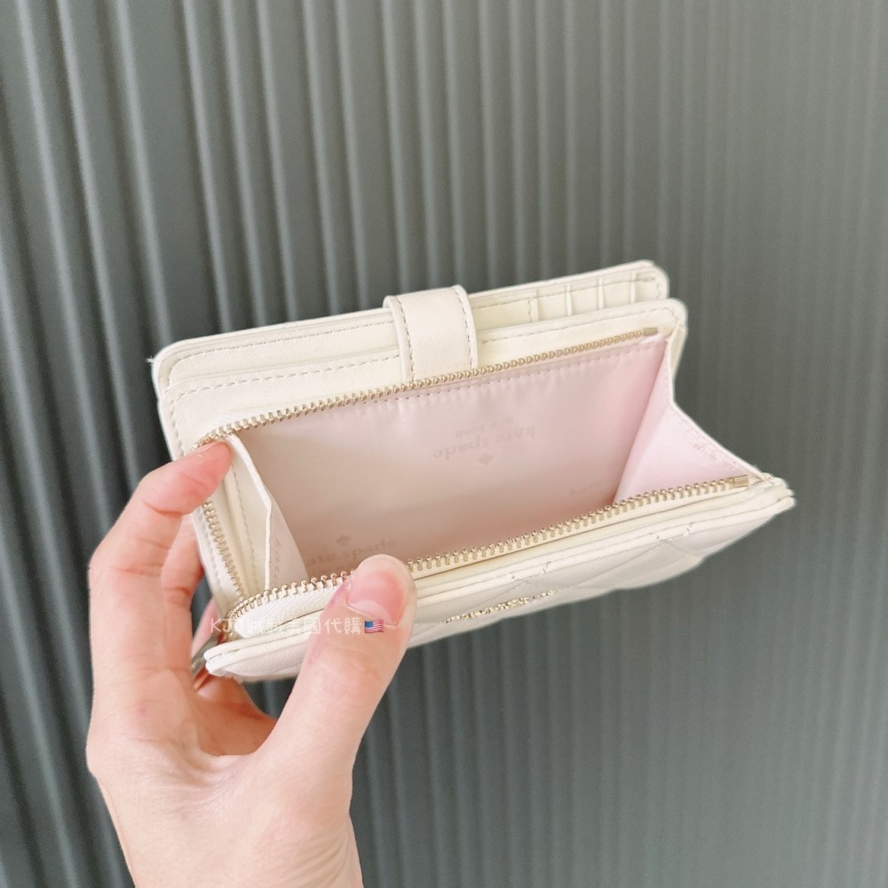 【Kate spade】KS carey 小香風 中夾 皮夾-細節圖4