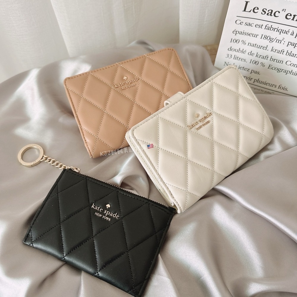 【Kate spade】KS carey 小香風 中夾 皮夾-細節圖9