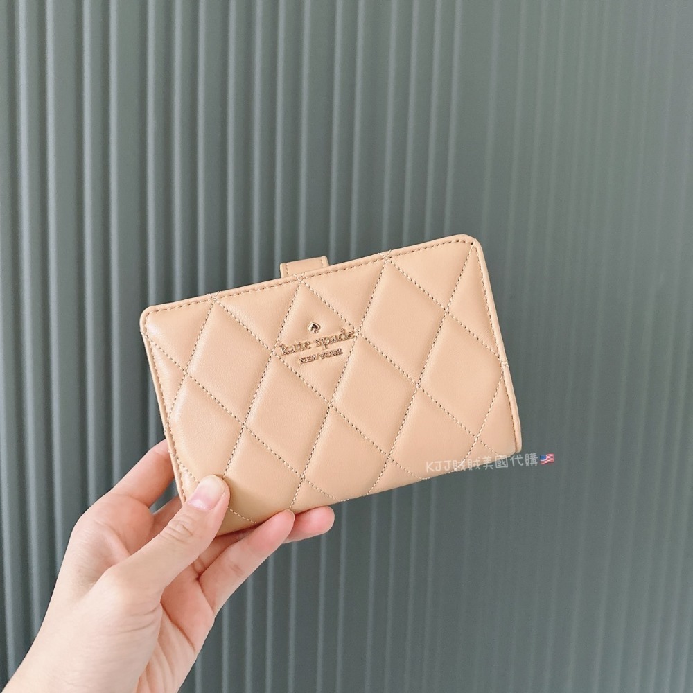 【Kate spade】KS carey 小香風 中夾 皮夾-規格圖9