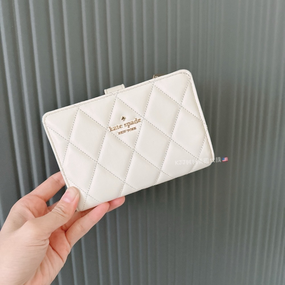 【Kate spade】KS carey 小香風 中夾 皮夾-規格圖9