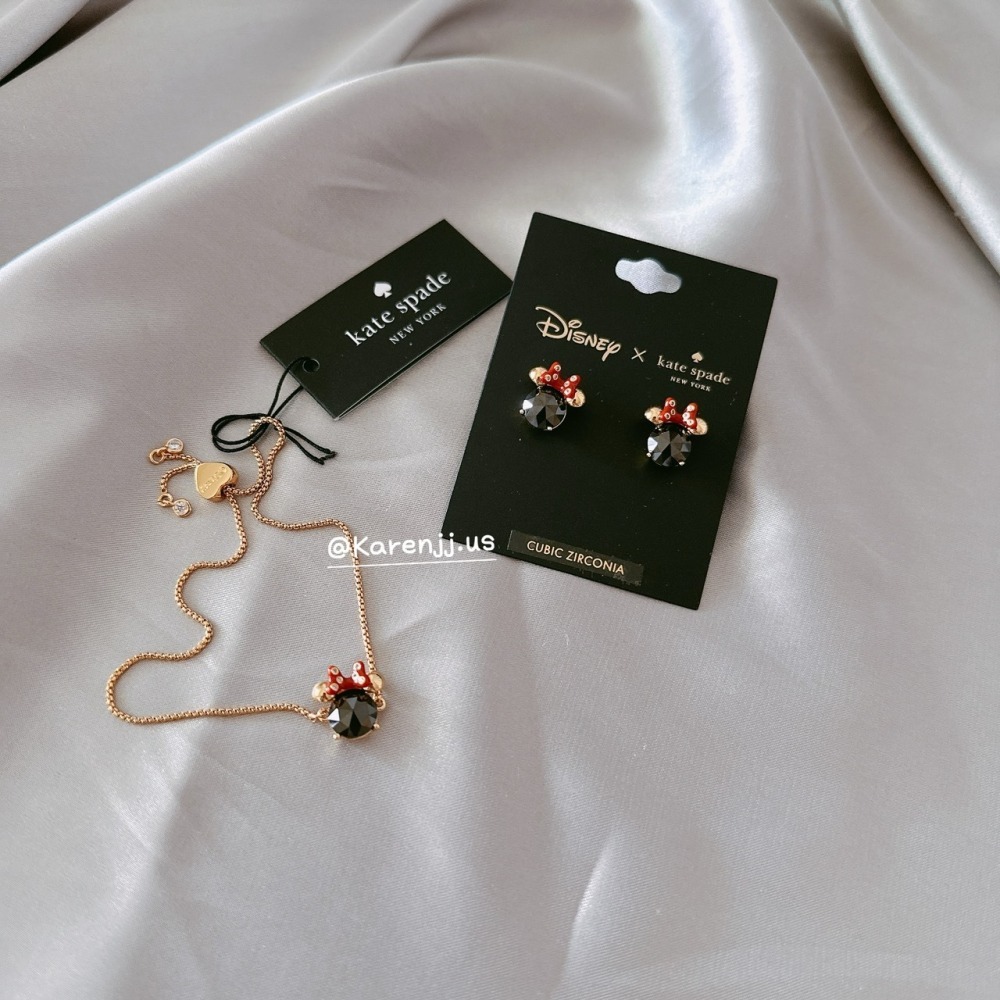 【Kate spade】KS 經典 米妮 珍珠 垂墜款 耳環 項鍊 手鍊-細節圖5