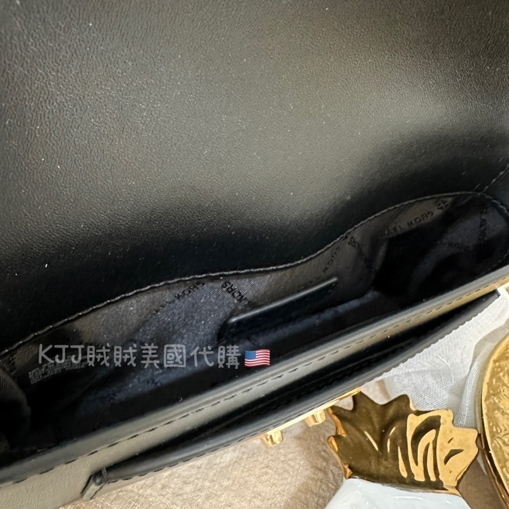 【MICHAEL KORS】MK 金牌 壓釦 牛皮革 腰包 胸包 包包-細節圖5