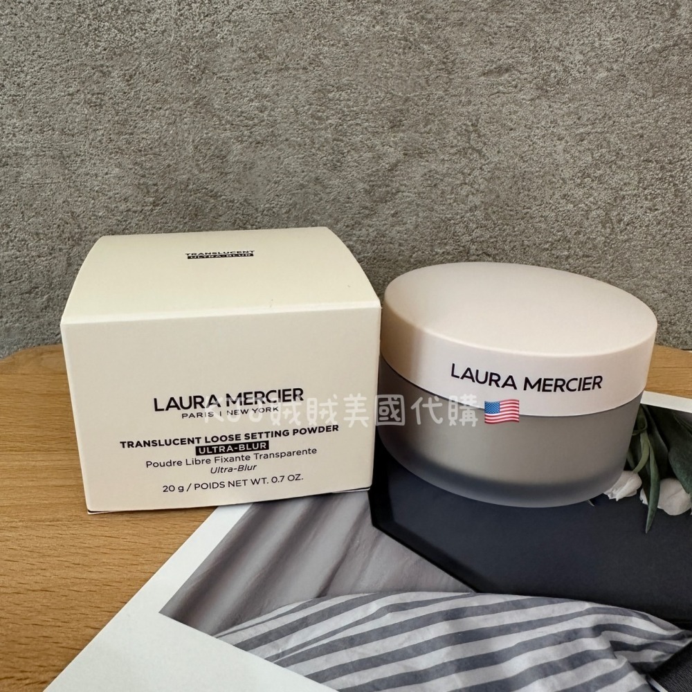 【LAURA MERCIER】蘿拉蜜思 煥顏 透明 柔霧 蜜粉 20g（不含粉撲）-細節圖2