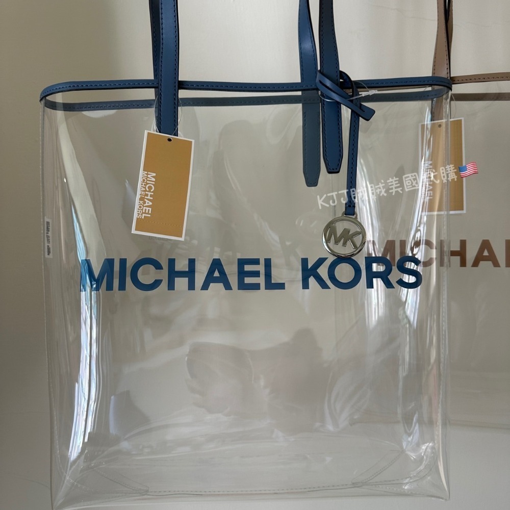 【MICHAEL KORS】MK 透明 托特包 沙灘包 包包-規格圖11