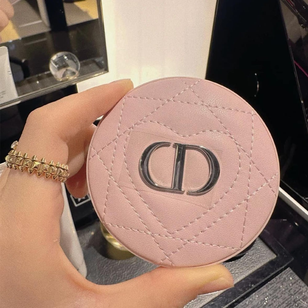 【Dior】隨身 摺疊 皮革 雙面鏡 鏡子 🪞-細節圖9