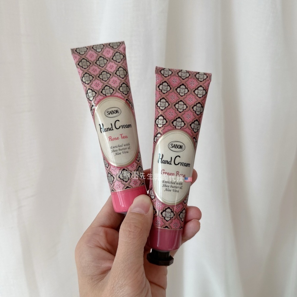 【Sabon】護手霜 以色列 綠玫瑰/玫瑰茶語  護手霜 30ml-細節圖2