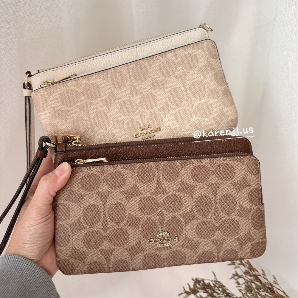 【Coach】 單層/雙層 防刮 萬用百搭 大手拿 錢包 包包-細節圖4