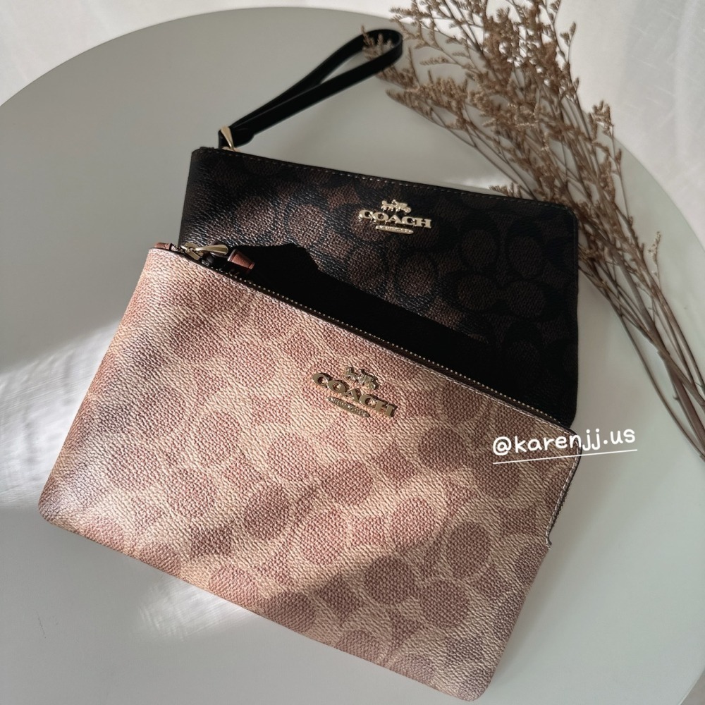 【Coach】 單層/雙層 防刮 萬用百搭 大手拿 錢包 包包-細節圖3